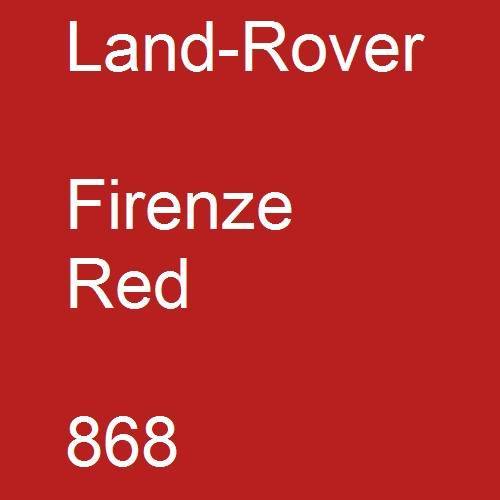 Land-Rover, Firenze Red, 868.